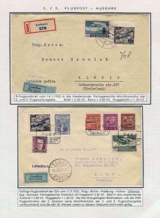 DIE TSCHECHOSLOWAKISCHE LUFTPOST 1920-1939 – Blatt 63