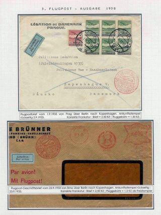 DIE TSCHECHOSLOWAKISCHE LUFTPOST 1920-1939 – Blatt 68