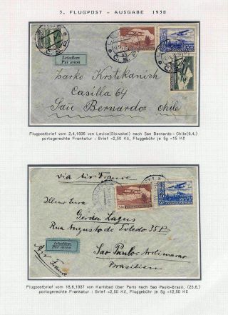 DIE TSCHECHOSLOWAKISCHE LUFTPOST 1920-1939 – Blatt 78