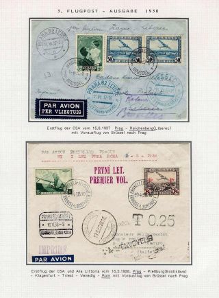 DIE TSCHECHOSLOWAKISCHE LUFTPOST 1920-1939 – Blatt 81