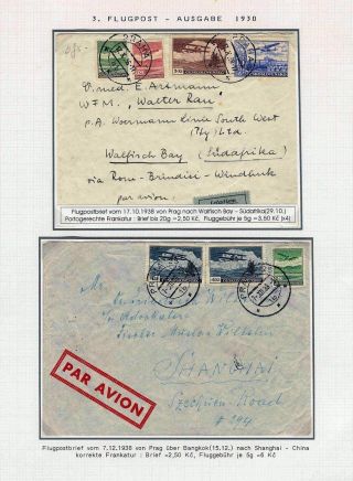 DIE TSCHECHOSLOWAKISCHE LUFTPOST 1920-1939 – Blatt 82