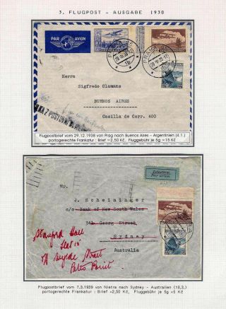 DIE TSCHECHOSLOWAKISCHE LUFTPOST 1920-1939 – Blatt 83