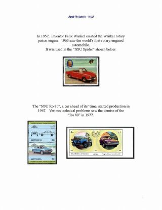 AUDI VE FILATELII – list 7