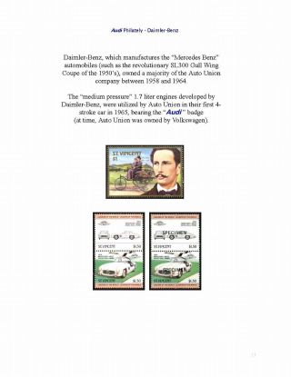 AUDI VE FILATELII – list 13