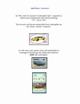AUDI VE FILATELII – list 16