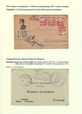 POŠTOVNÍ HISTORIE ŽITNÉHO OSTROVA 1749 - 1919 – list 81