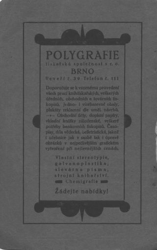 KATALOG PRVNÍ MEZINÁRODNÍ VÝSTAVY POŠTOVNÍCH ZNÁMEK V REPUBLICE ČESKOSLOVENSKÉ, BRNO 1923 – list 2
