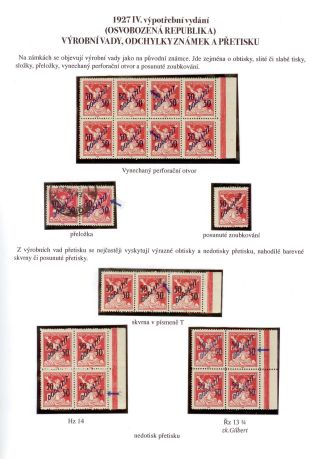 1927 IV. POSTAGE DUE PROVISIONAL ISSUE (CHAINBRAKER) DL 50 - 50/150 H – sheet 7