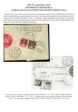 1927 IV. POSTAGE DUE PROVISIONAL ISSUE (CHAINBRAKER) DL 50 - 50/150 H – sheet 14