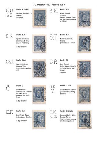 PERFINY NA EMISI TGM 1920 – list 3