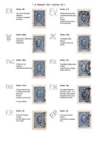 PERFINY NA EMISI TGM 1920 – list 4