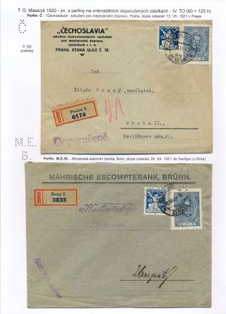 PERFINY NA EMISI TGM 1920 – list 10