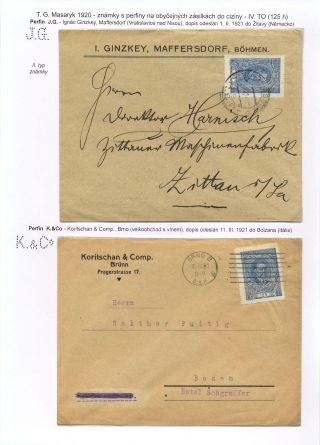 PERFINY NA EMISI TGM 1920 – list 11