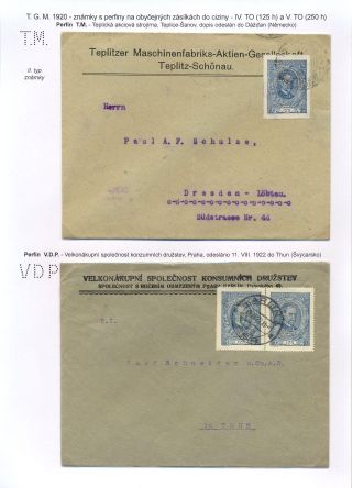 PERFINY NA EMISI TGM 1920 – list 13