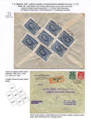PERFINY NA EMISI TGM 1920 – list 16