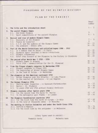 PANORAMA HISTORIE OLYMPIJSKÝCH HER – list 2