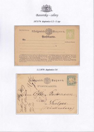 BAYERN - GANZSACHEN – Blatt 5