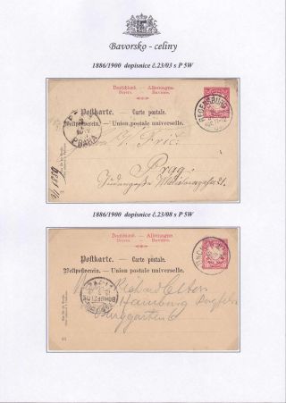 BAYERN - GANZSACHEN – Blatt 9