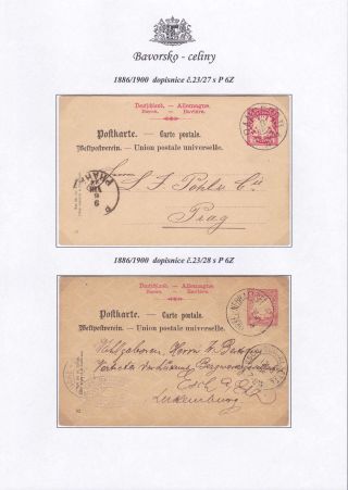 BAYERN - GANZSACHEN – Blatt 12