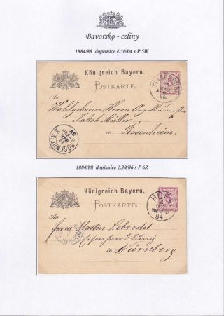 BAYERN - GANZSACHEN – Blatt 16