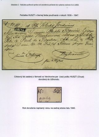 POSTGESCHICHTE DER KARPATENUKRAINE 1786-1945 – Blatt 9