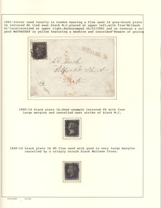 GREAT BRITAIN 1840-1873 – sheet 9