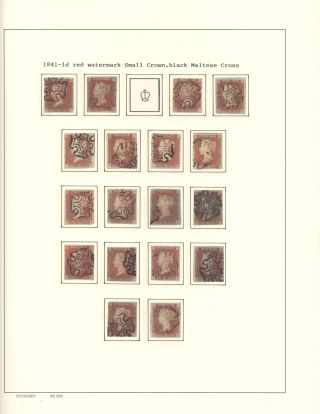 GREAT BRITAIN 1840-1873 – sheet 50