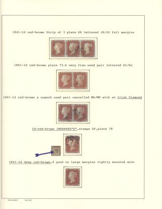 GREAT BRITAIN 1840-1873 – sheet 55