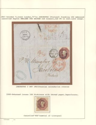 GREAT BRITAIN 1840-1873 – sheet 62