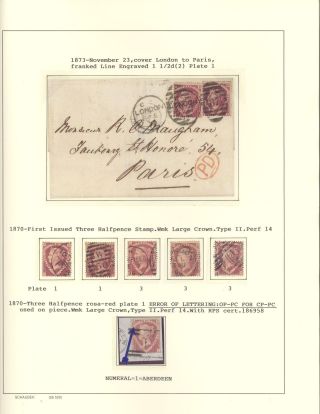 VELKÁ BRITÁNIE 1840-1873 – list 80