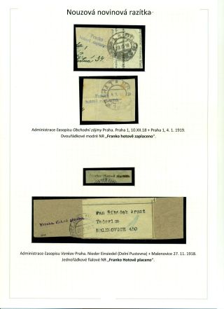 POSTAGE PAID IN CASH DURING POST-WAR CHANGES 1918-1919 – sheet 6