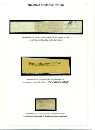 POSTAGE PAID IN CASH DURING POST-WAR CHANGES 1918-1919 – sheet 9