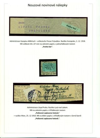 POSTAGE PAID IN CASH DURING POST-WAR CHANGES 1918-1919 – sheet 12