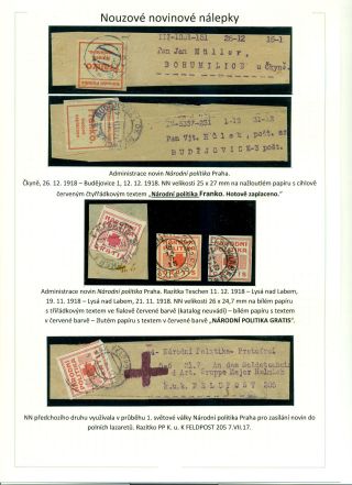 POSTGEBÜHR BAR BEZAHLT NACH DEM UMSTURZ IN DEN JAHREN 1918-1919 – Blatt 17