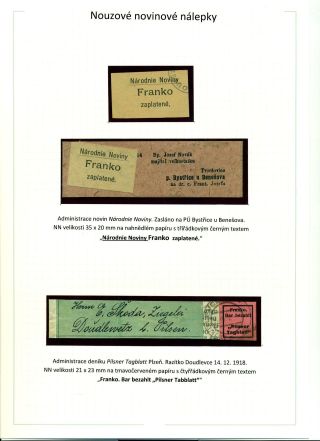 POSTGEBÜHR BAR BEZAHLT NACH DEM UMSTURZ IN DEN JAHREN 1918-1919 – Blatt 19