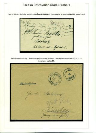 POSTGEBÜHR BAR BEZAHLT NACH DEM UMSTURZ IN DEN JAHREN 1918-1919 – Blatt 23