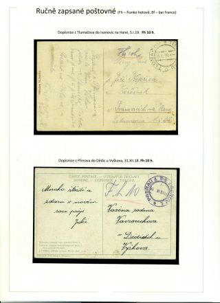 POSTGEBÜHR BAR BEZAHLT NACH DEM UMSTURZ IN DEN JAHREN 1918-1919 – Blatt 27