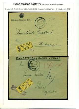 POSTGEBÜHR BAR BEZAHLT NACH DEM UMSTURZ IN DEN JAHREN 1918-1919 – Blatt 29