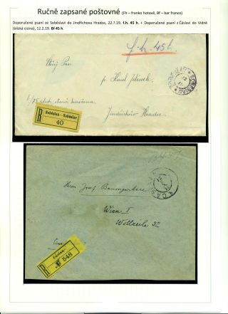 POSTGEBÜHR BAR BEZAHLT NACH DEM UMSTURZ IN DEN JAHREN 1918-1919 – Blatt 35