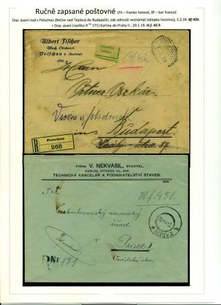 POSTGEBÜHR BAR BEZAHLT NACH DEM UMSTURZ IN DEN JAHREN 1918-1919 – Blatt 37