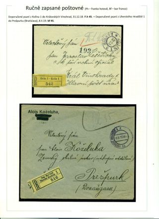 POSTGEBÜHR BAR BEZAHLT NACH DEM UMSTURZ IN DEN JAHREN 1918-1919 – Blatt 40