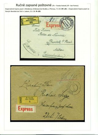 POSTAGE PAID IN CASH DURING POST-WAR CHANGES 1918-1919 – sheet 52