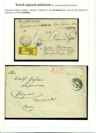 POSTAGE PAID IN CASH DURING POST-WAR CHANGES 1918-1919 – sheet 54