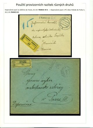 POŠTOVNÉ PLACENO V HOTOVOSTI V POPŘEVRATOVÉ DOBĚ LET 1918-1919 – list 65