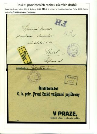 POŠTOVNÉ PLACENO V HOTOVOSTI V POPŘEVRATOVÉ DOBĚ LET 1918-1919 – list 68