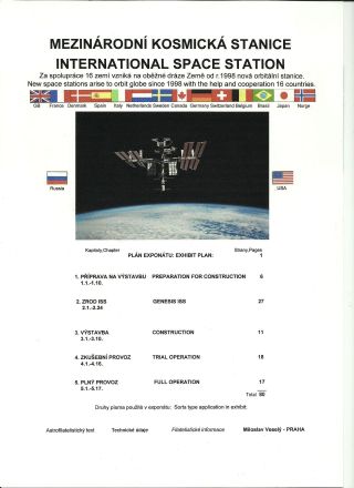 INTERNATIONAL SPACE STATION (80 sheets) – sheet 1