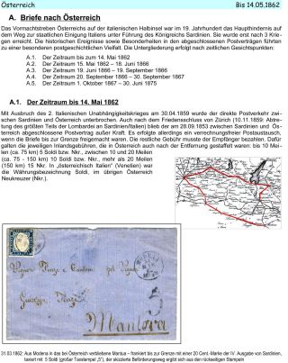 ITÁLIE 1861-1875: DOPISY DO RAKOUSKA, NĚMECKA A CÍRKEVNÍHO STÁTU – list 2