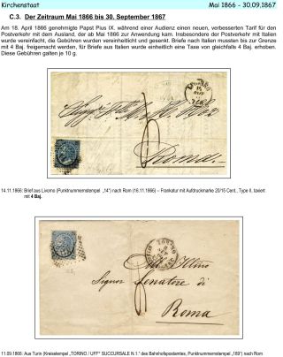ITÁLIE 1861-1875: DOPISY DO RAKOUSKA, NĚMECKA A CÍRKEVNÍHO STÁTU – list 15