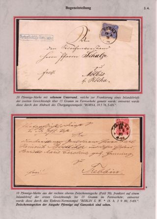 NĚMECKO - VYDÁNÍ "PFENNIGE" 1875-1879 – list 20