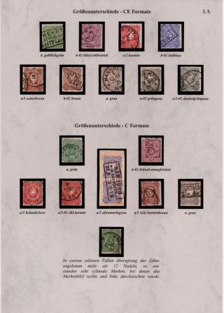 NĚMECKO - VYDÁNÍ "PFENNIGE" 1875-1879 – list 25
